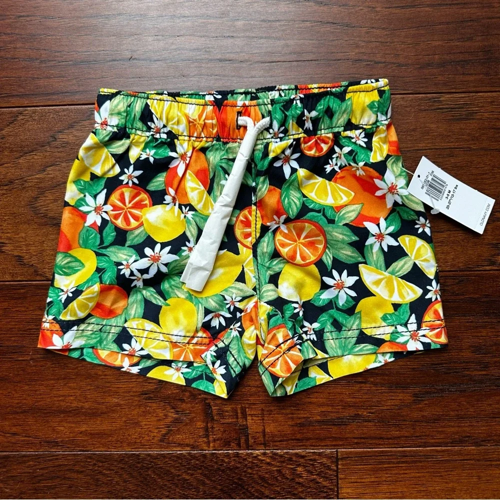 Set of TWO Old Navy Fruit Print Boys swim trunks - Picture 2 of 5